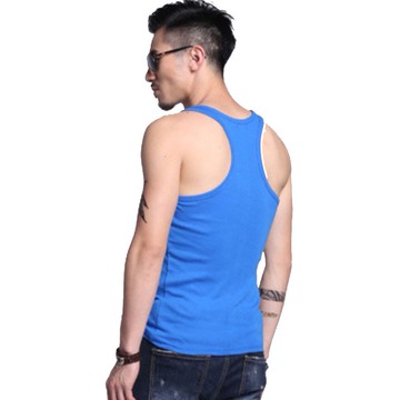 工字背心 針織細螺紋 彈力運動 運動背心 內搭背心 修身 健身緊身運動  8色入 現貨【Sandman Sports】