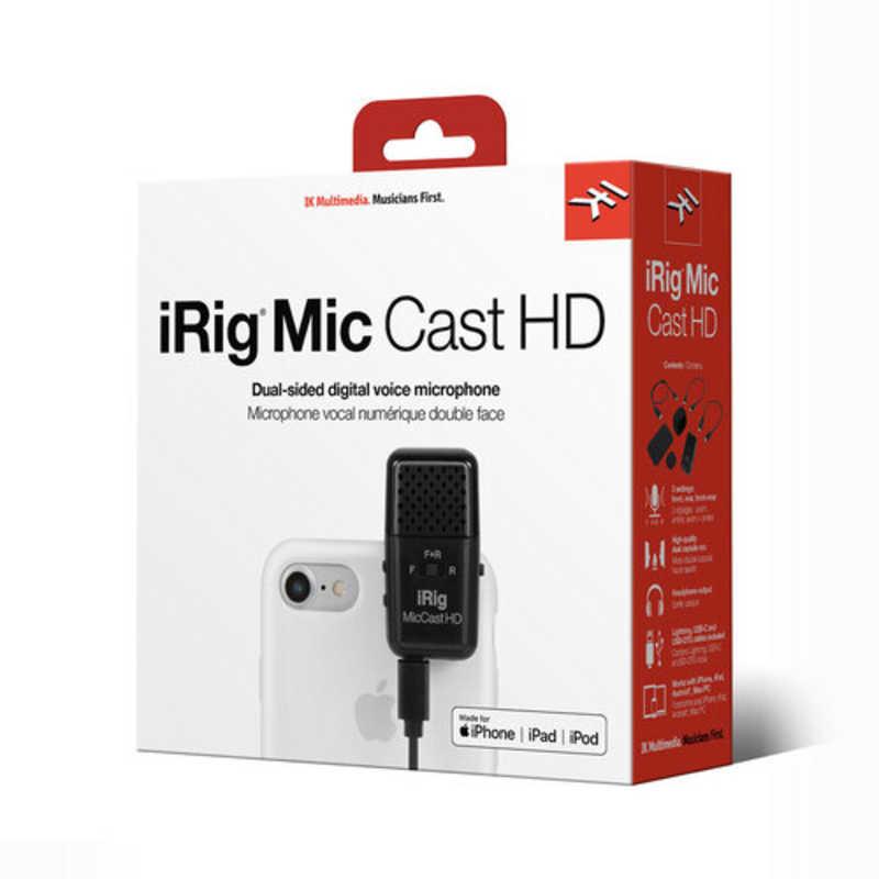 IKMULTIMEDIA　IKタブレットPC   スマホ対応 マイク[Lightning  USB-C  microUSB] iRig Mic Cast HD(Android iOS Mac Win対応)　IKMOT000081N