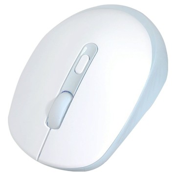 Rockfire 靜音美學無線滑鼠 M813 2.4G無線傳輸技術 800/1200/1600 3段 DPI 切換  藍色  1個