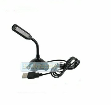 [少量現貨dd] C NB USB 麥克風 即插即用 網路聊天 內置聲卡 迷你 蛇管 SKYPE QQ 360度 免驅動 (UA3)Y20