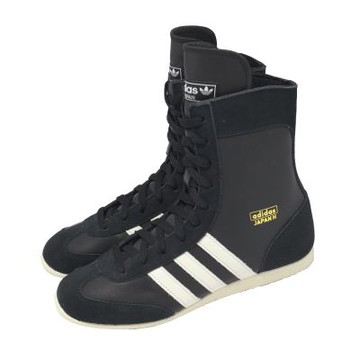 adidas 愛迪達 休閒鞋 Japan H W 女鞋 黑 白 高筒 拳擊靴 JS4036
