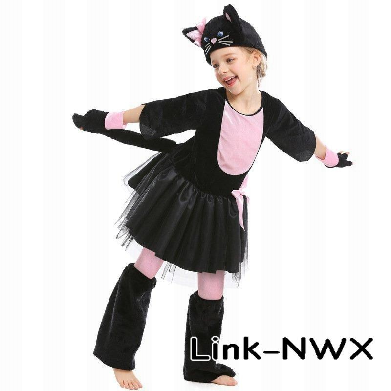 女の子 男の子 子供ハロウィン衣装子供 猫 黒猫 ウィッチ キッズ
