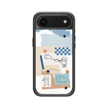 iPhone Air Mod NX -邊框背蓋組合 (相機按鈕) 黑 - 右手超人 - 靈感