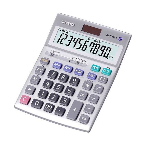 カシオ計算機 CASIO 実務電卓(検算タイプ) デスクタイプ10桁 DS-10WKA-N