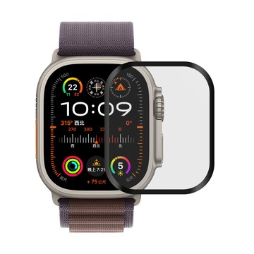 Metal-Slim Apple Watch Ultra 2 49mm 3D全膠滿版保護貼