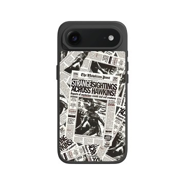 iPhone Air SolidX 黑 - Stranger Things - 號外：魔神入侵