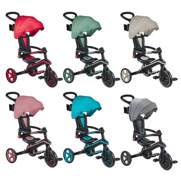Globber 官方直營 法國  4合1 Trike多功能3輪推車折疊版