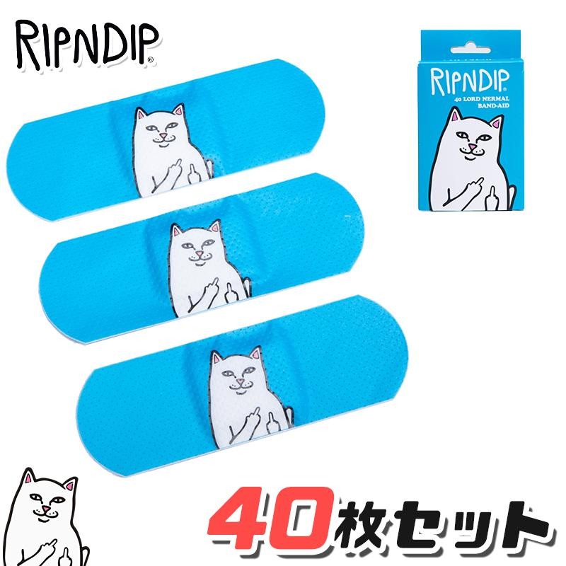 リップンディップ 絆創膏 40枚入り RIPNDIP Lord Nermal Bandaid 40 