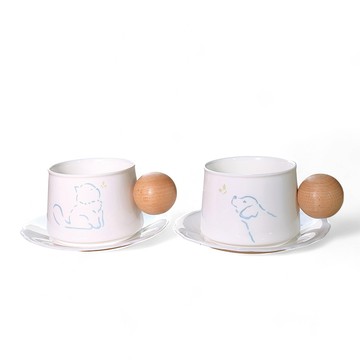 【陶說】流光透影咖啡杯 250ml 投保產品責任險 杯子 品茗杯 茶杯 馬克杯 咖啡杯 水杯