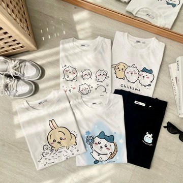 【KT USA】韓國 SPAO 吉伊卡哇短T 涼感材質 經典印花 小八貓 烏薩奇 小桃鼠 短袖 素T 情侶