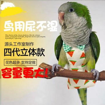 💕在臺出貨🔥第八代無側縫寵物鳥用尿不溼鸚鵡衣服飛行服立體屎兜尿布尿褲 鸚鵡尿布衣 鸚鵡尿布 和尚鸚鵡尿布 凱克鸚鵡尿布