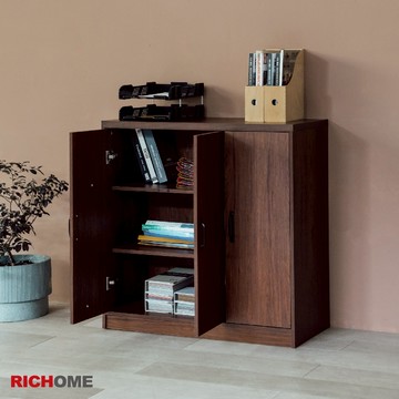 RICHOME DUKE置物櫃(美背設計)(可調式層板) 書櫃 收納櫃 置物櫃 BO400