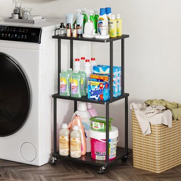 AOTTO 多功能三層附輪廚房電器置物架(推車 收納架 層架)