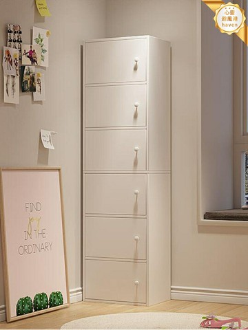 【臥室收納神器】五斗櫃 儲物櫃 收納櫃 抽屜櫃 置物櫃 簡約現代設計 多層大容量 實木環保 靠牆省空間 臥室客廳通用