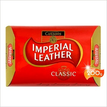 Cussons IMPERIAL LEATHER帝王皂(200g)-單入(經典紅色/潤膚) [55041]