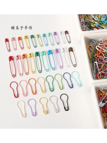DIY手作💖 19*5mm迷你彩色別針小布bjd棉花娃娃衣服裝裝飾輔料小號別針 DIY材料 手作材料 DIY配件
