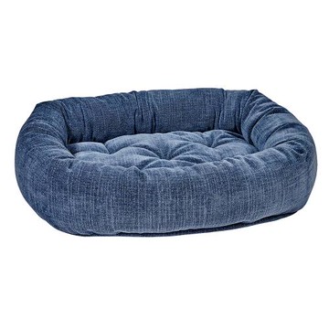 BOWSERS 甜甜圈極適寵物床 沉穩靛藍-M (睡墊 睡床 手工製作)