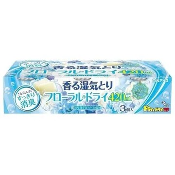 日本【白元】香氣除濕盒 精油皂420mlx3 
