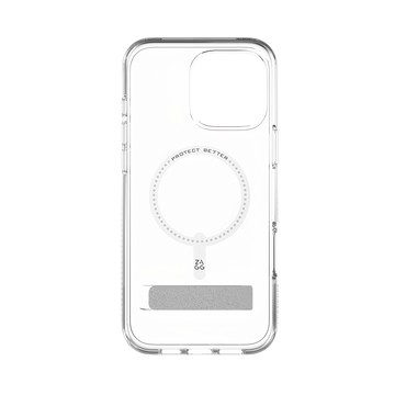 ZAGG 石墨烯防摔保護殼 磁吸支架款 適用於 iPhone 全系列 支援無線充電  iPhone 16  水晶透明