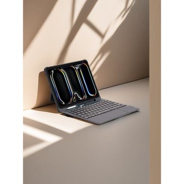 適用iPadProM4藍牙鍵盤皮套 11寸13寸iPad橫豎屏發光觸控鍵鍵盤套