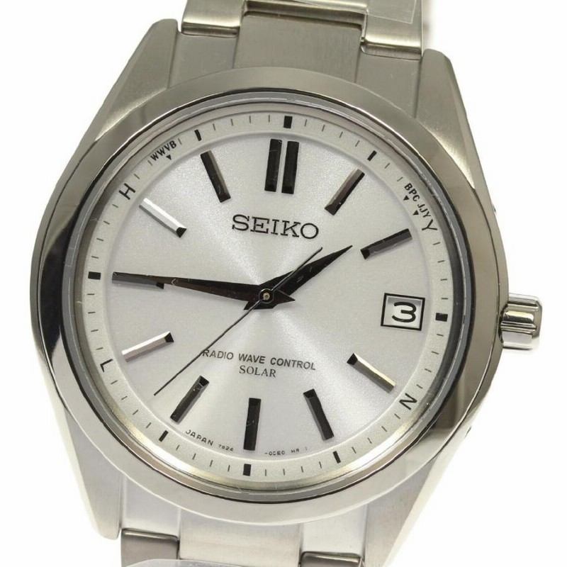 ☆未使用品 箱保付き【SEIKO】セイコー ブライツ デイト SAGZ079 ソーラー電波 メンズ【ev05】 | LINEショッピング