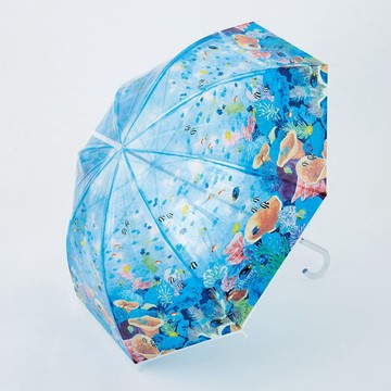 【yinhao】YOU+MORE!｜就像水族館現場珊瑚水槽的透明傘 名古屋水族館傘 透明傘 透明水族館傘