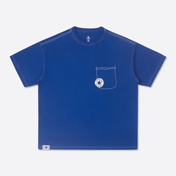 CONVERSE SKETCH PACK TEE 短袖上衣 男 藍色_10027256-A02