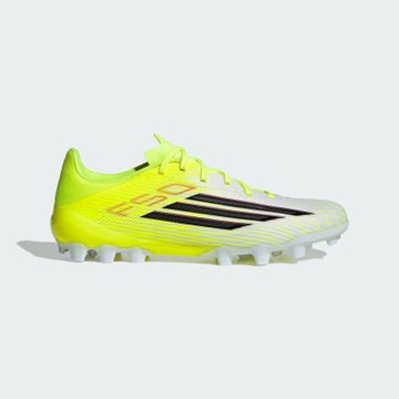 Adidas 愛迪達 F50 League 2G/3G AG [JQ1486] 男 足球鞋 螢黃 白 人工草皮
