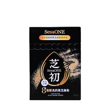 芝初8倍細高鈣黑芝麻粉隨手包（7gx12入）無添加糖