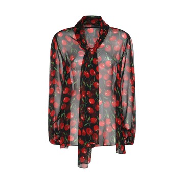 Dolce & Gabbana - Black, Red And Green Silk Shirt