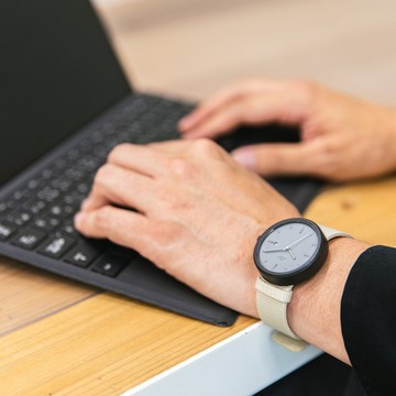 日本 YOT WATCH 40mm手錶 / 米色