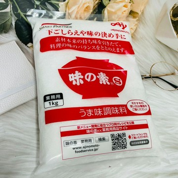 日本 AJINOMOTO 味之素 蔬果味素調味料味素 1kg軟包裝 大包裝｜全店$299 全家取貨免運｜領券9折｜APP下單最高再賺22%點數⚡