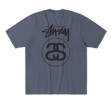 STOCK LINK TEE PIGMENT DYED NAVY