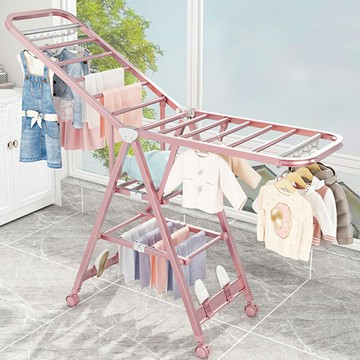 【免運】家用曬衣架/曬被子鋁合金晾衣架 晾曬架 室內陽臺掛衣架