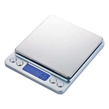 ?附發票?TIAMO I-2000 電子磅秤 3000g 0.1g 銀 HK0516S 料理秤 磅秤 電子秤 咖啡電子秤 手工皂電子秤 咖啡磅秤