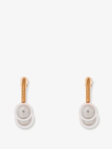 Metal and perals earrings - MIU MIU - gender_Woman