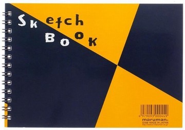 日本 maruman S160 經典款素描本 (B6) 寫生簿 圈裝 24頁 122*174mm【APP滿額下單10%點數(單一帳號最高5000點)】1/31止