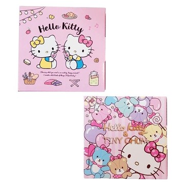 小禮堂 Hello Kitty 盒裝抽拉貼紙組 (2款隨機) 4713791-944533