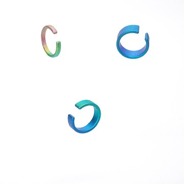 簡約純鈦耳骨夾 自選顏色與寬度