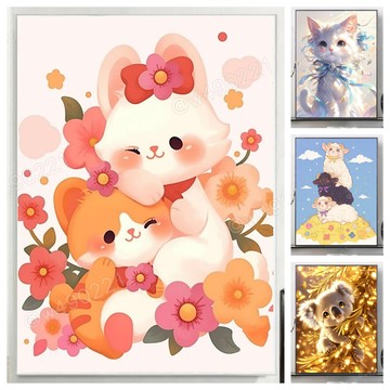 💎盒裝💎台灣製造💎 DIY鑽石貼畫 新款5D鑽石畫 大幅 立體貼鑽畫 滿鑽 手作 磚石貼畫 黏鑽畫 水鑽貼畫 手工點鑽畫