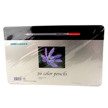 雄獅鐵盒色鉛筆36色