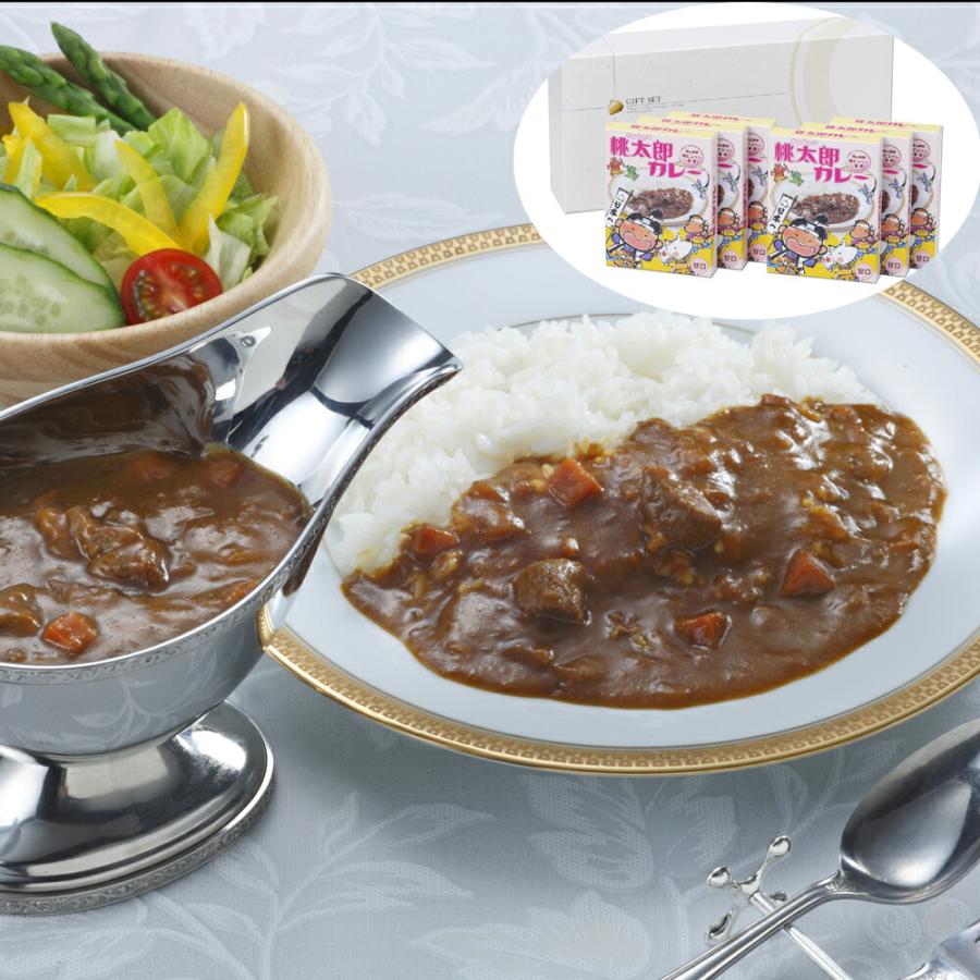 岡山 桃太郎カレー 甘口6箱セット