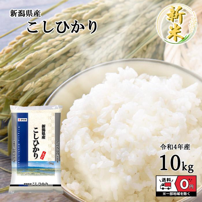 こしひかり 10kg 5kg×2令和4年産 新潟県産 米 お米 白米 おこめ 精米 単一原料米 ブランド米 10キロ 送料無料 国内産 国産