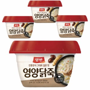 東遠 ヤンバン 参鶏湯粥 (285g) 4個 DONGWON おかゆ レトルトお粥 1食おきかえ 即席食品 韓国レトルト 韓国食品 ダイエット ヘルシー