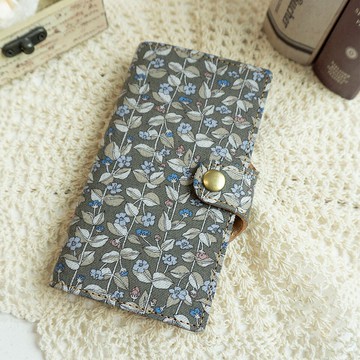 全機種適用 手機殼 手帳型【 史嘉蕾 SCARLET 】Liberty 花柄