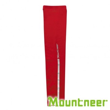 【Mountneer】中性抗UV反光袖套『紅色』11K99 台灣製造│抗UV│登山│路跑│慢跑│遮陽│釣魚│防曬