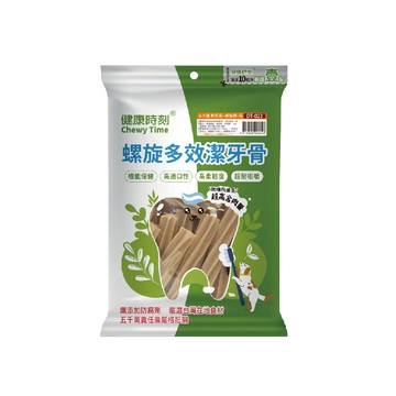 健康時刻 螺旋雙效無榖潔牙骨 軟骨素+綠貽貝  (全犬/小犬) 255g