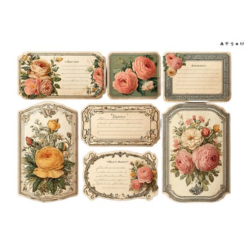 【10月新作】20-103-0158 裁切紙・拼貼素材