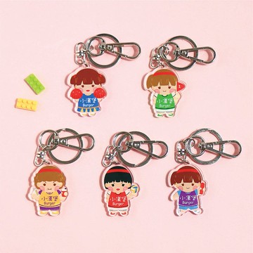 姓名鑰匙圈吊牌【胖胖運動會】(多種款式可選)