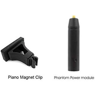 AV-JEFES PMM19B-SH4-PA Piano Clip-On Musical Instrument Microphone for Shure Microphone and Phantom Power Input